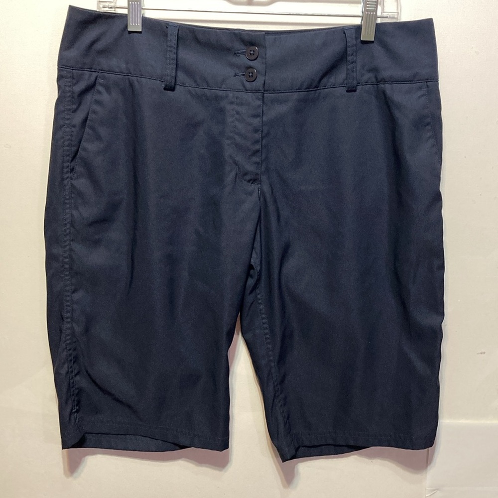 Adidas Size 10 Climalite 21" long 12" inseam navy 4 pocket 2 button EUC 11168